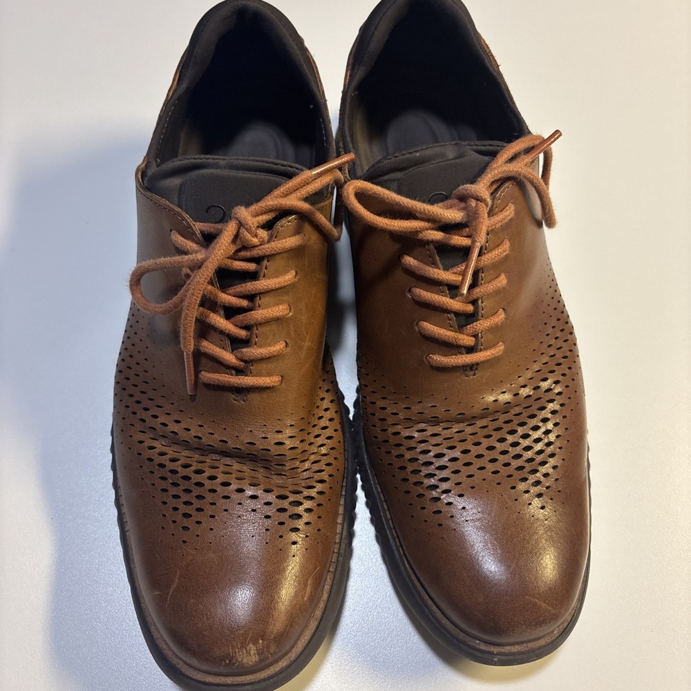 Men's Cole Haan 2.ZERØGRAND Laser Wingtip Oxfords Size 8